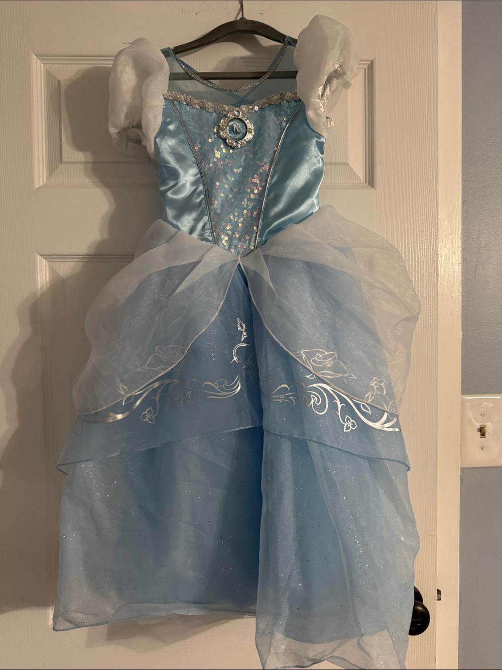 Disney Cinderella Blue Princess Costume Dress for Kids